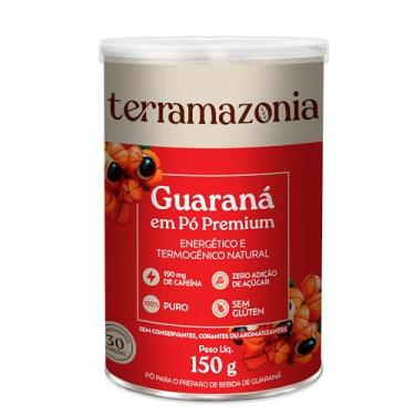 Imagem de TERRAMAZONIA Guaraná da Amazônia em Pó Premium - Energético Natural Rico em Cafeína, Antioxidantes e Foco Sustentado - Sem Glúten e Lactose - 150g