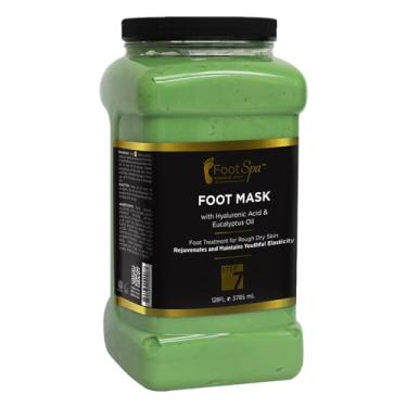 Imagem de FootSpa - Máscara creme para os pés, 3,6 g com óleo de hortelã-pimenta e eucalipto - massagem pedicure para pés e corpo cansados, hidratante, pele fresca - infundida com ácido hialurônico, aminoácidos
