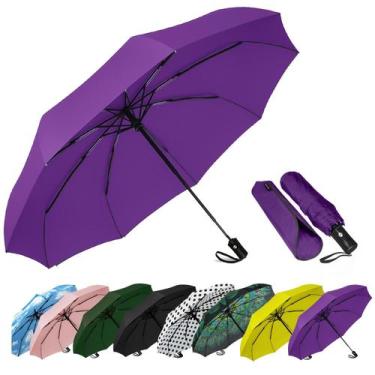 Imagem de Guarda-chuva SIEPASA Windproof Travel Compact Automatic Roxo