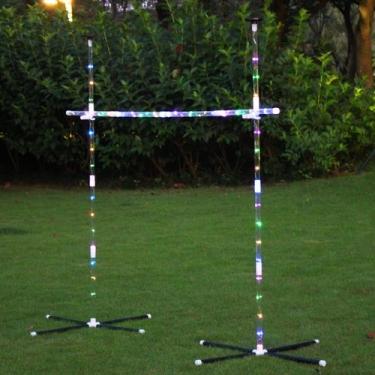 Imagem de Conjunto de discos voadores Outdoor Yard Games OUTTOY 2 em 1 Limbo Gam