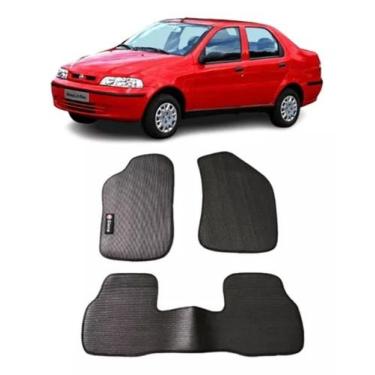 Imagem de Tapete Pvc C/ Borracha Siena 97/07 Com Logo Bordado - 800.415 - Frisar