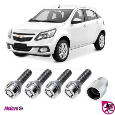 Imagem de Kit Parafuso Trava Antifurto Roda Chevrolet Agile Original - MCGARD