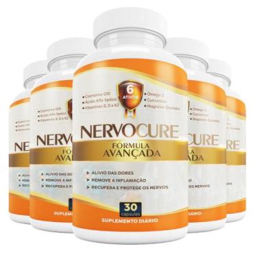 Imagem de NERVOCURE  Suplemento Alimentar em Capsulas5 FRASCOS