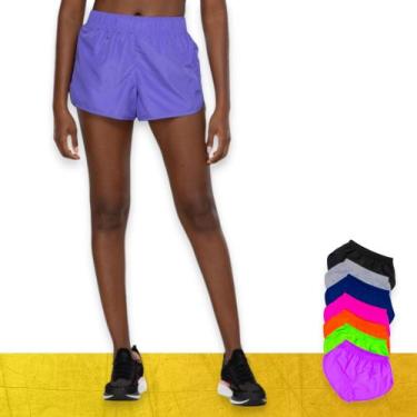 Imagem de Short TACTEL FEMININO com bolsos Corrida Academia Yoga Praia Verão 661