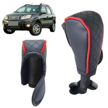 Imagem de Capa De Acabamento Manopla Bola Câmbio Manual Compatível Com Eco sport Freestyle Xl 2008 Á 2012