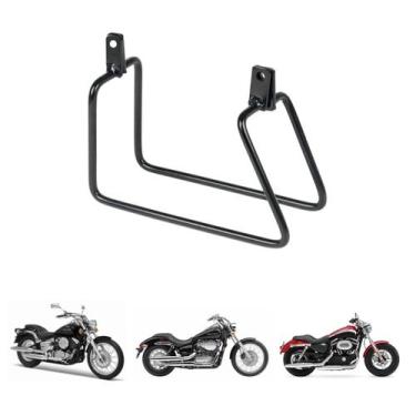 Imagem de Afastador Suporte Separador Bolsa Mala Alforje Lateral XVS 650 Dragsta