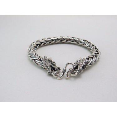 Imagem de Pulseira De Bali Trançada 8mm Em Prata 925 - DR Joias