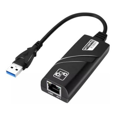 Imagem de Adaptador de Rede USB 3.0 para RJ45 Gigabit, 10/100/1000 Mbps, Compatível com Windows/Mac/Linux, Plug and Play