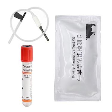 Imagem de Cartão de Teste de Gravidez de Vaca para Detecção Precoce de Gravidez, Kit de Cartão de Teste de Gravidez de Alta Sensibilidade para Vaca