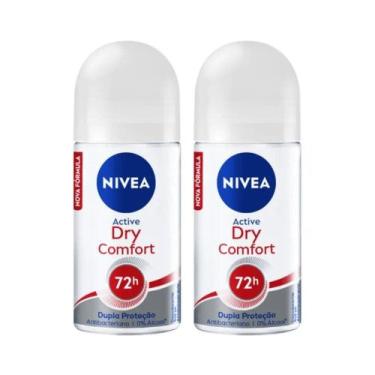 Imagem de Kit Desodorante Roll On Nivea Dry Confort 50ml (2 Unidades)