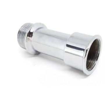 Imagem de 2X Extensor Cromado Prolongador Medio Torneira Chuveiro 1/2`