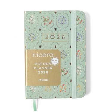 Imagem de AGENDA PLANNER CICEROS 2026 JARDIM SEMANAL 9X13 VERDE