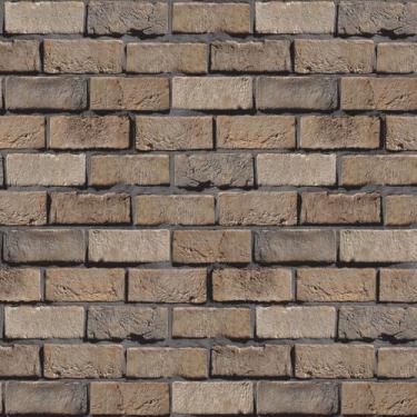 Imagem de Papel de Parede Adesivo Sala Quarto Ripas Madeira Clara Lisa Autocolante 5m x 45cm(Tijolo london)