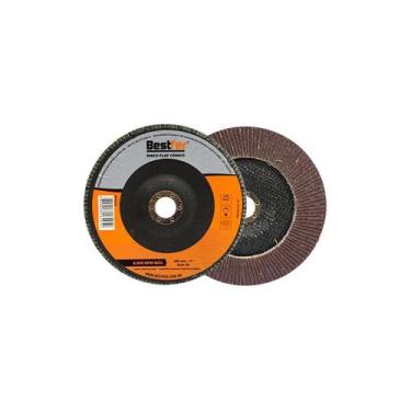 Imagem de Disco lixa flap con180mmx7"g040 bestfer
