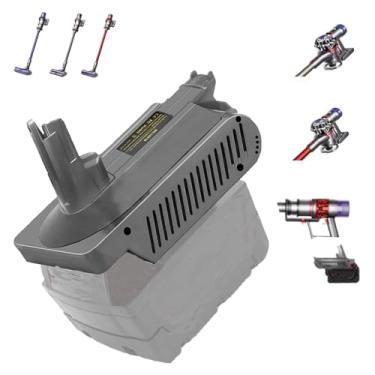Imagem de UNIKI Adaptador V10 compatível com bateria Milwaukee 18 V para bateria Dyson V10 compatível com aspirador de pó sem fio Dyson V10 Animal V10 Absolute V10 SV12 Motorhead (não serve para SV10, fino)