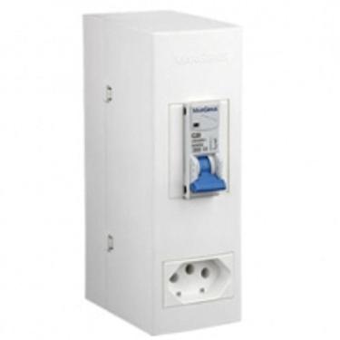 Imagem de Caixa Disjuntor Slim Unipolar 20a Curva C Cp2-20.01 - 15684 - Mar Girius Caixa Disj.slim Unip20a Curva C Cp2-20.1 15.684