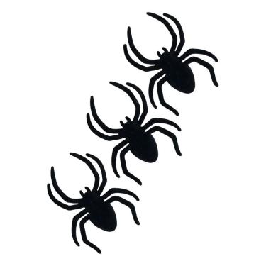 Imagem de Aranha Hallowen Kit 3 Uni Tarantula Camurça Decoraçao Festa Enfeite Dia Das Bruxas Pega...