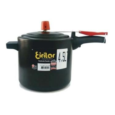 Imagem de Panela de pressão 4,5 l eiriflon antiaderente - Eirilar, 4,5L, Preto