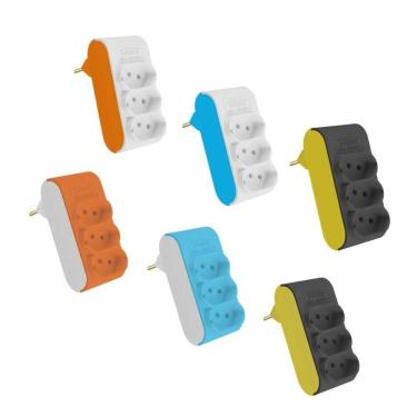 Imagem de Plug Multiplicador 3 Tomadas 2P+T - 10A 250V - Fame