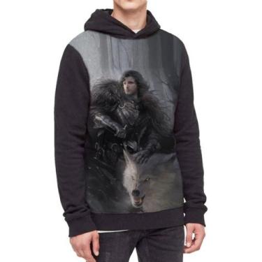 Imagem de Moletom Com Capuz Game Of Thrones Ref:155 - smoke, Preto, G