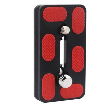 Imagem de Placa de liberação rápida de tripé Haoge QR-70S para cabeça esférica d