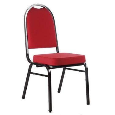 Imagem de Cadeira Empilhável para Auditórios Linha Hotel Vermelho