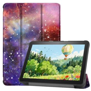 Imagem de Capa para tablet de 20.3 cm (20.3 cm 12ª/10ª geração, versão 2024/2022/2020), capa ultrafina e ultrafina. Incompatível com iPad Samsung TCL 8 polegadas (céu estrelado)
