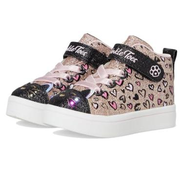 Imagem de Skechers Tênis feminino TWI-Lites 2.0-Kitty Cutie 314388n (infantil), Ouro-rosa, 18