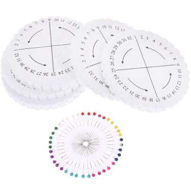 Imagem de jojofuny Conjunto de discos de trança japoneses, placa de tecelagem para miçangas trançadas, kit de fabricação de, pinos de posicionamento