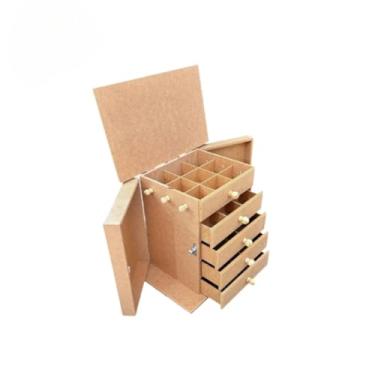 Imagem de Cômoda Organizadora para Quarto, Porta Joias com Design Moderno e Superfície Lisa para Manter Tudo em Ordem