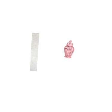 Imagem de Fenteer Abajur de Chão de Papel para Sala de Estar com Jarra de Cerâmica E Gengibre, Tampa de Vaso Decorativo de Porcelana, Arranjo Floral, Ornamento para Dec