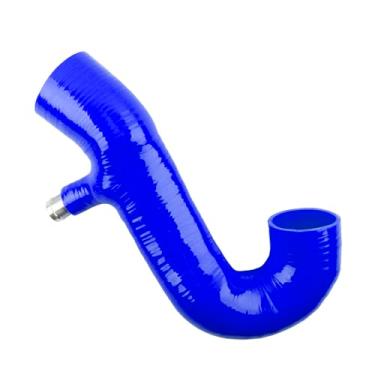 Imagem de XAJINGSU Kit de duto de tubo de mangueira de indução de entrada de ar de silicone para Fiat Abarth 500 595 695 Garrett Turbo 180PS 180HP 1 peça 4 camadas (espessura de 5,4 mm) 11 cores (azul brilhante
