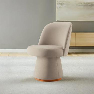 Imagem de Poltrona Base Giratória e Estofada Vivari Espresso Móveis