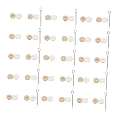 Imagem de menolana Conectores de junta para bonecas, juntas com pino de trava, discos, acessórios para fabricação de bonecas de madeira, discos de fibra de madeira para