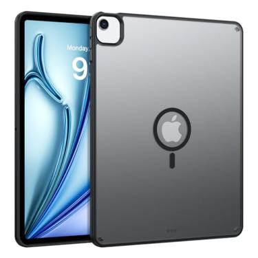 Imagem de BENTOBEN Capa magnética para iPad Air de 13 polegadas M3 2025 e M2 2024, capa fosca translúcida para iPad Air 13 M3 M2, fina e macia com suporte para lápis, capa protetora para tablet para iPad Air de