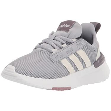 Imagem de adidas Racer TR21 Running Shoe, Halo Silver/Zero Metallic/Dash Grey, 6 US Unisex Big Kid