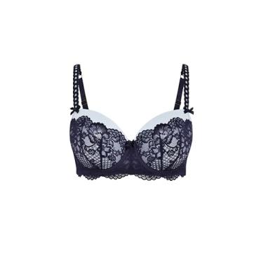 Imagem de City Chic Sutiã feminino plus size - Bianca Lila Contour, Azul marino, (40) G