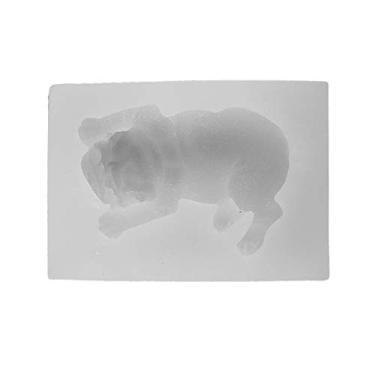 Imagem de Ferramentas de Bolo Silicone Cute 3D Shar Pei Dog para Decoração DIY Sabão Artesanal Chocolate Fondant Antiaderente Fácil Limpar Seguro Forno Micro-ondas Lavadora Pratos Geladeira