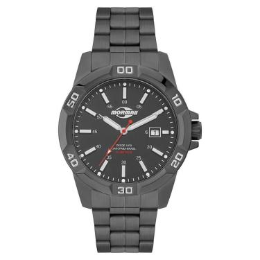 Imagem de Relógio Mormaii Masculino Steel Basic Grafite - MO2317AH/1C-Masculino