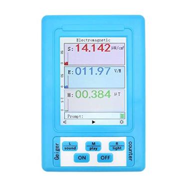 Imagem de F Fityle Medidor digital de radiação eletromagnética LCD com medidor de dosímetro e medidor de radiação eletromagnética
