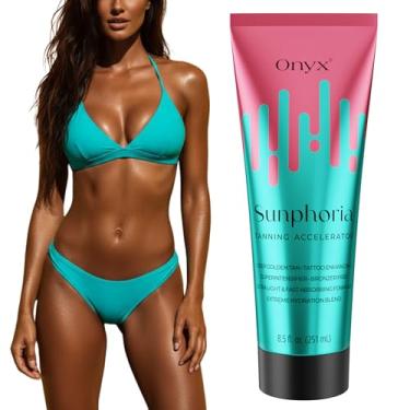 Imagem de Onyx Acelerador De Bronzeamento Sunphoria, Loção Sem Bronzeador Para Áreas Internas E Externas, Fórmula Manchas, Mistura Hidratação Extrema Pele Nutrida