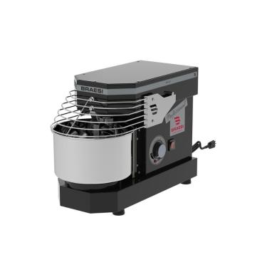 Imagem de Amassadeira Espiral 3 Kg 10 Velocidades AES-03 Preta Braesi Bivolt