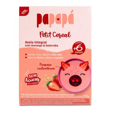 Imagem de Cereal Infantil Aveia Morango Beterraba Papapá 170g