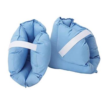 Imagem de Yinhing Protetor de Almofada de Calcanhar, Travesseiro Ajustável para Alívio de Pressão e Recuperação de Dor, Com Acolchoamento de Poliéster Macio, Lavável na Máquina, Uso Hospitalar (Céu azul)