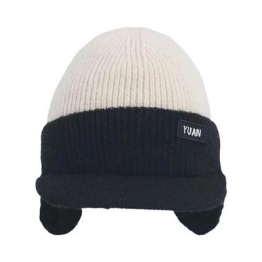 Imagem de Gorro Térmico Tricotado Para Homens E Mulheres, Quente E À Prova De Ve