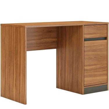 Imagem de Escrivaninha Office 1 Gaveta 1 Porta Luna Amêndola-grafito