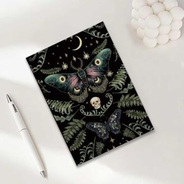 Imagem de Caderno de mariposa, caderno A5 para anotações de escritório, agenda de 21 x 14,7 cm, agenda de viagem, presentes para amantes de mariposa-1