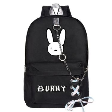 Imagem de Mochila Bads Bunny Cartoon Kids School Anime 30x14x43cm