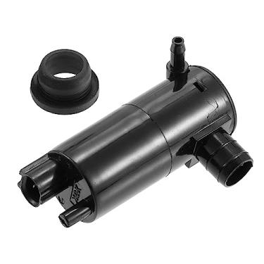 Imagem de A ABSOPRO Bomba de motor de lavadora de para-brisa 28920-JA00A com ilhós para Nissan NV200 2013-2018 Preto