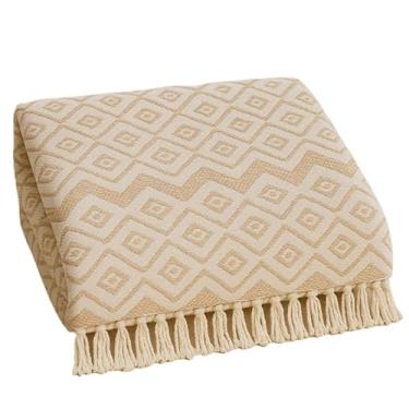 Imagem de Manta Para Sofá Gigante Luxo 2,40X1,80m l Premium De Algodão Capa Decorativa Protetora - Revestimento Protetor para Sofá, Cama, Puff(CARAMELO tambaba)